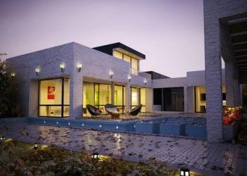 3D látványterv verseny - ház medencével