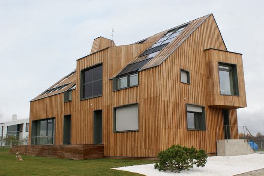 Aktívház Moszkva közelében a Polygon Lab Architects tervei alapján - Oroszországban az első