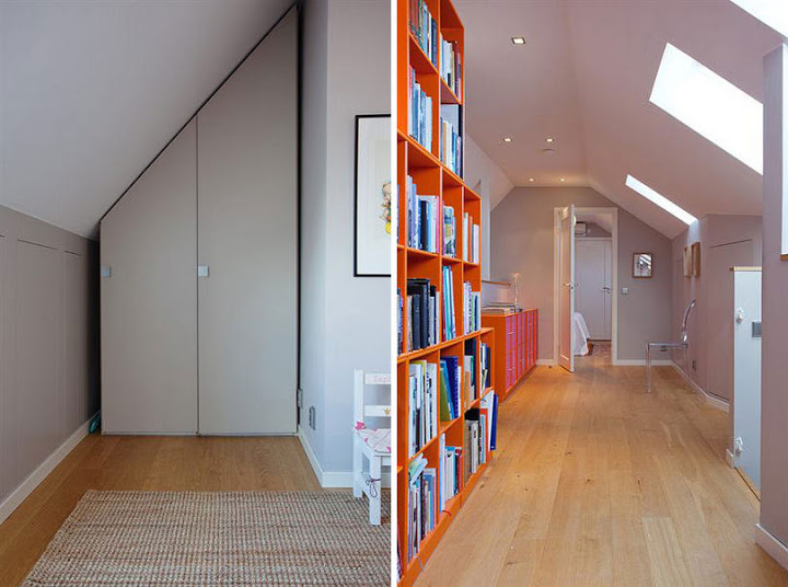 Inspiráló tetőtéri lakás elegáns lakberendezéssel és kellemes színekkel