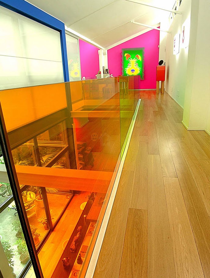 Loft Milánóban a szivárvány színeivel dekorálva - Anna Gili lakberendező Loft Milánóban a szivárvány színeivel dekorálva - Anna Gili lakberendező