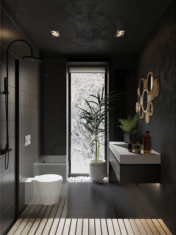 modern latvanyos burkolat otletek furdoszobaba szurke arnyalatok vilagostol sotetig fa texturak 20