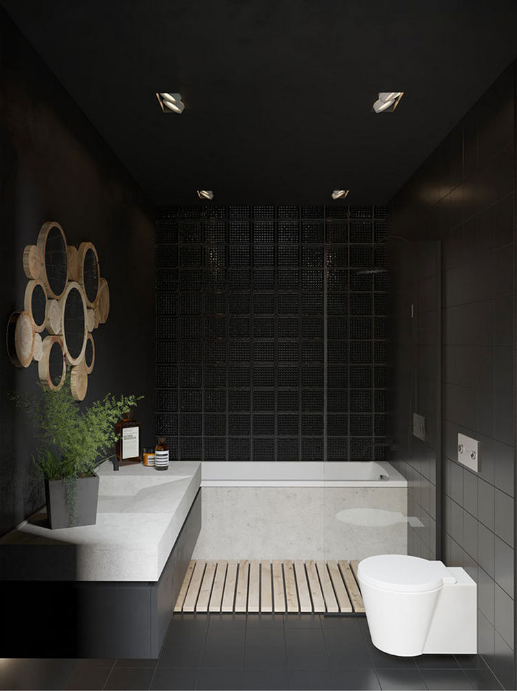 modern latvanyos burkolat otletek furdoszobaba szurke arnyalatok vilagostol sotetig fa texturak 21