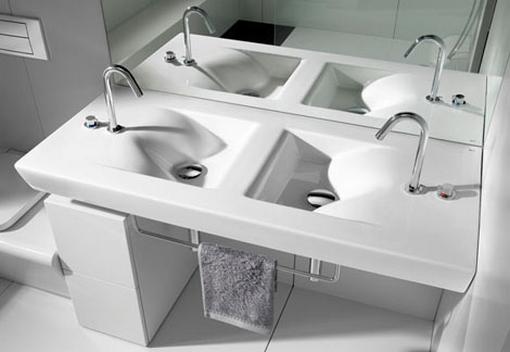 Praktikus lakberendezési ötletek kis fürdőszobába - a Roca fürdőszoba kollekciói