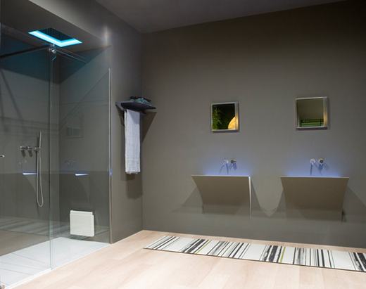 A fallal egységben megjelenő mosdó | antoniolupi - Strappo A fallal egységben megjelenő mosdó | antoniolupi - Strappo