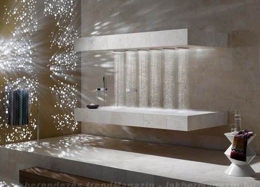 kényeztető fekvő zuhany a DORNBRACHT-tól - ambiance tuning technique horizontal shover