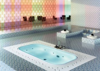 Feszített víztükrű spa kád - ARIMA a GLASS-tól