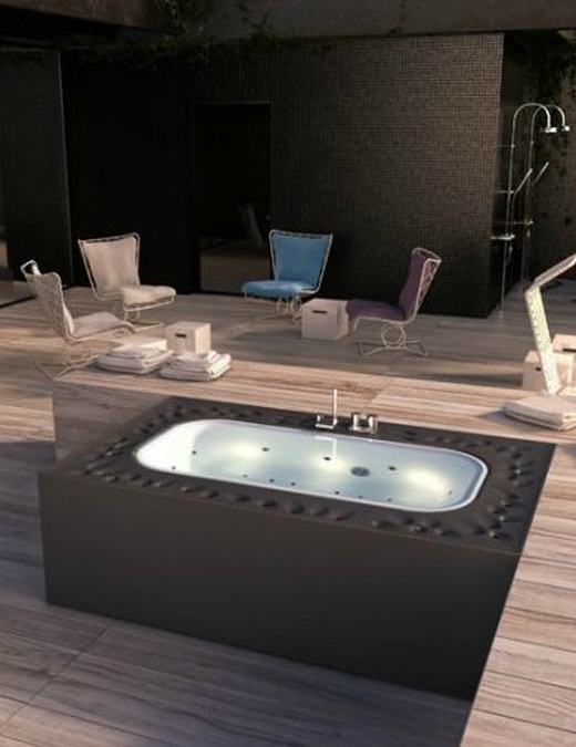 Feszített víztükrű spa kád - ARIMA a GLASS-tól