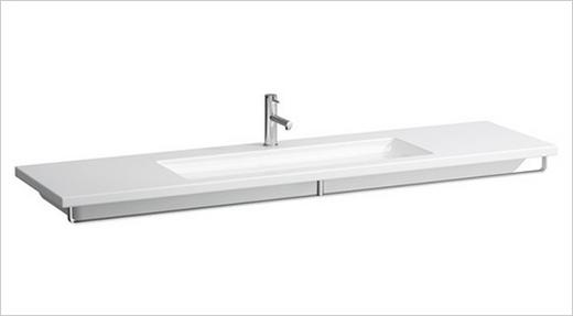 Elegáns, lapos, vékony fürdőszoba mosdó - LAUFEN Living Square