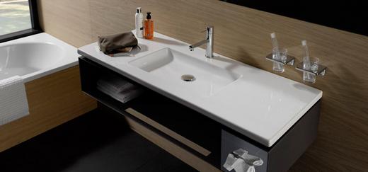 Elegáns, lapos, vékony fürdőszoba mosdó - LAUFEN Living Square