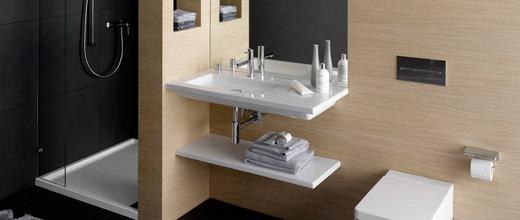 Elegáns, lapos, vékony fürdőszoba mosdó - LAUFEN Living Square