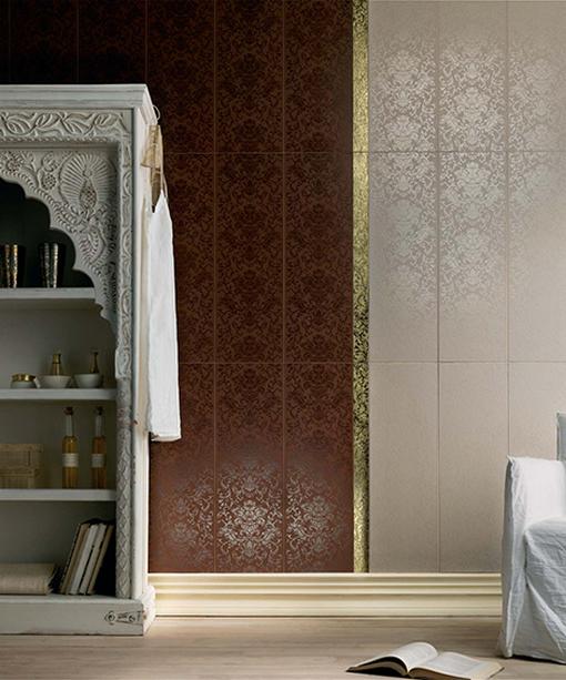 Klasszikusan modern kerámia falburkolat az Iris Ceramica-tól - Neobarocco