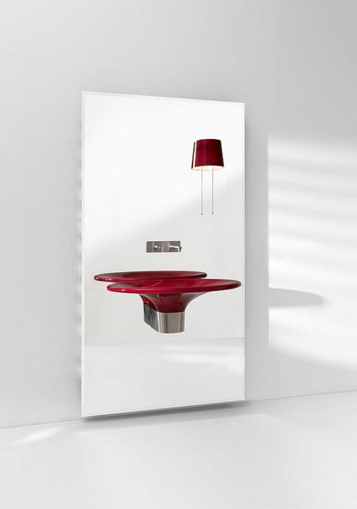 kalla ultramodern mosdó és fürdőszoba tükör szett