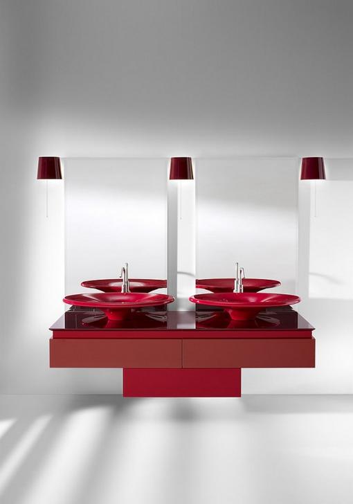 kalla ultramodern mosdó és fürdőszoba tükör szett 3