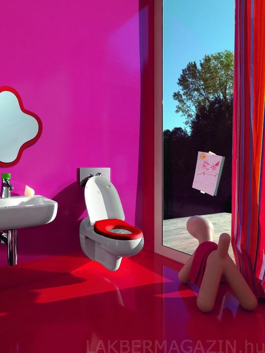 Színes, vidám LAUFEN fürdőszoba design gyerekeknek 1