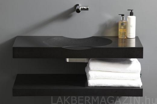 Modern mosdó, a klasszikus, csúnya lefolyó nélkül | Giquardo