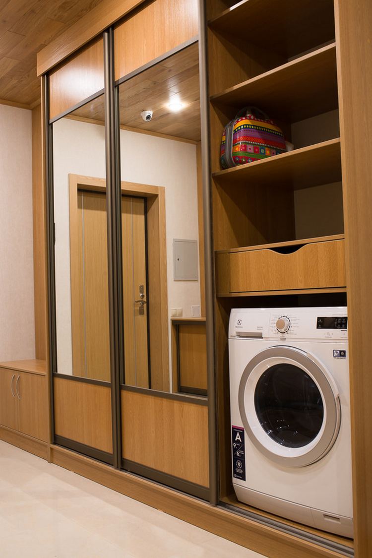 Hogyan helyezheted el a mosógépet praktikusan ha kicsi a fürdőszoba - 21 ötlet