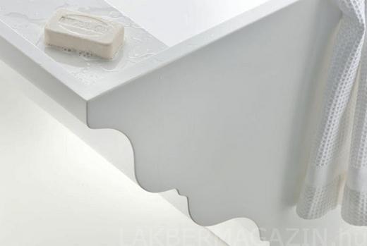 Az olasz RAPSEL design szaniter és fürdőszoba felszerelés gyártó cég Grandtour fürdőkádja modern és klasszikus egyben.