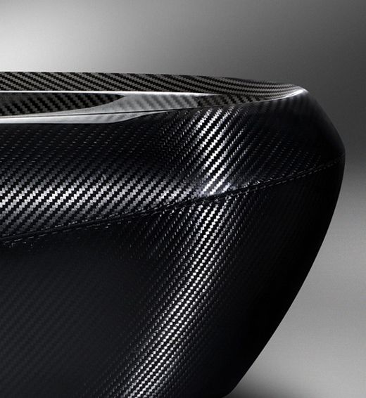 Szénszálas design fürdőkád - No 1, CORCEL