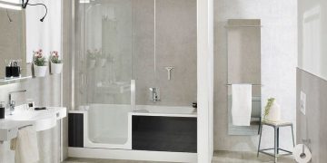 Fürdőkád és zuhany egybeépítve - Twinline 2, ARTWEGER