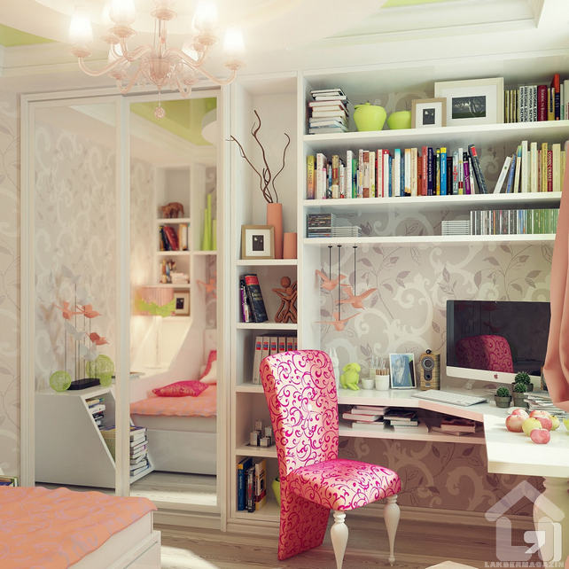 Gyerekszoba berendezés - lányszoba inspiráció - lányszoba, nőies lakberendezés