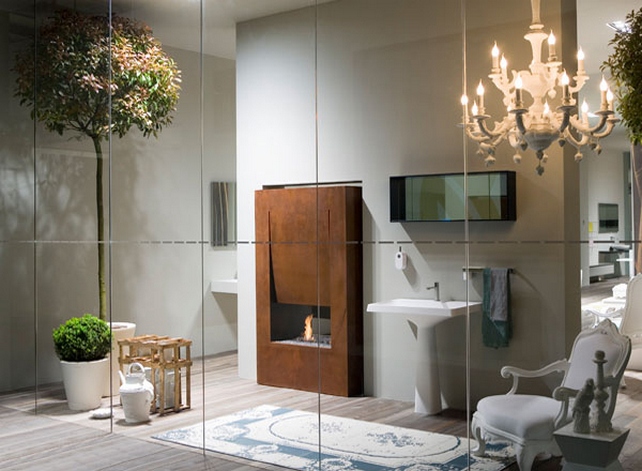 Beépíthető bioethanol kandalló - fürdőszoba Beépíthető bioethanol kandalló - fürdőszoba