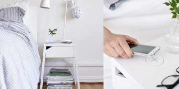 Új IKEA dizájnkollekció - funkcionális lakberendezési termékek beépített vezeték nélküli töltőegységgel