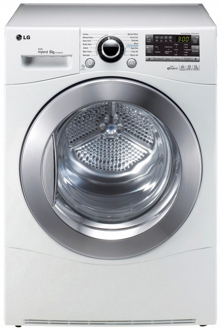 Szárítógép a gyűrődésmentes szárításért - LG RC8055AP2Z szárítógép Szárítógép a gyűrődésmentes szárításért - LG RC8055AP2Z szárítógép