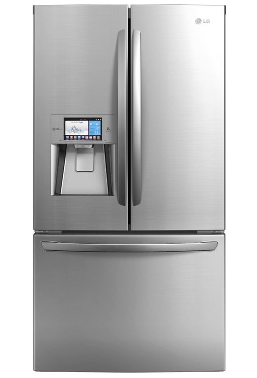 hatalmas tárolókapacitású, gyorshűtővel felszerelt franciaajtós LG hűtőszekrény