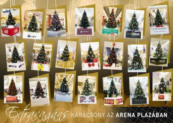 Karácsonyfa díszítés ötletek - Az Arena Plaza a hagyományos trendek helyett idén formabontó megoldást választott