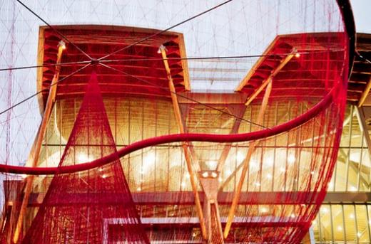 Janet Echelman légies köztéri installációi Janet Echelman légies köztéri installációi