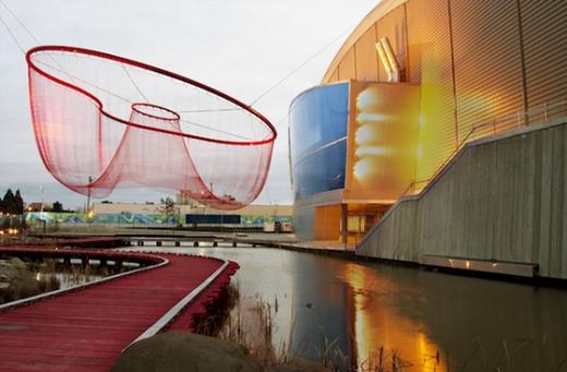 Janet Echelman légies köztéri installációi Janet Echelman légies köztéri installációi