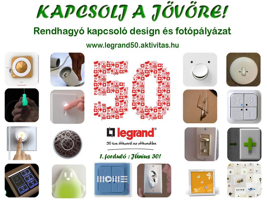 Megújult feltételek és díjak a Legrand és a MOME rendhagyó pályázatán Megújult feltételek és díjak a Legrand és a MOME rendhagyó pályázatán