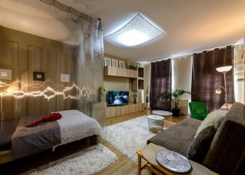 Egyszobás lakás hosszú távú bérbeadásra berendezve - 25m2 nappali és háló egyben, 12m2-es konyha