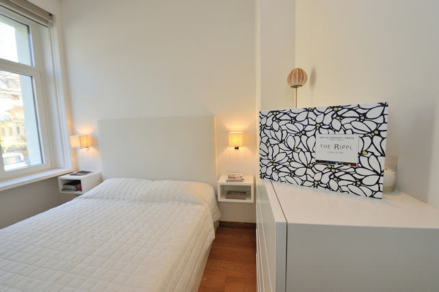 Rippl ház - XIX. századi palotából korszerű luxus rezidencia Budapest szívében - hálószoba