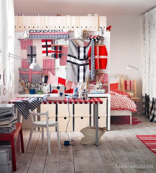 piros feher hobbiszoba ikea katalogus 2013