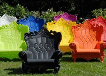 Barokk kerti karfás szék, fotel a SAW Italy-tól