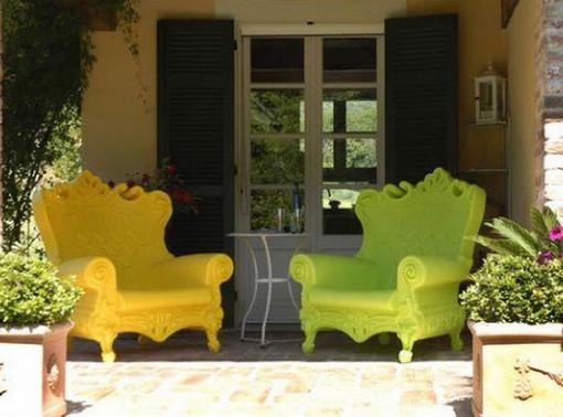 Barokk kerti bútor, fotel a SAW Italy-tól