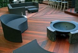 Egzóta fa teraszburkolat