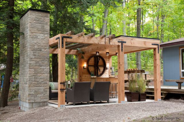 pergola es fedett terasz egyben kulteri konyhaval kandalloval 02