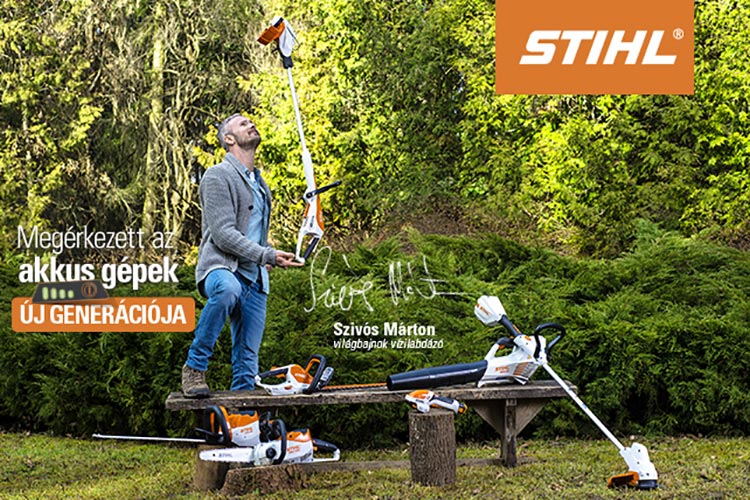 Ezzel az öt eszközzel Te is a kertápolás új dimenziójában találod magad - a STIHL új generációs kerti gépei Ezzel az öt eszközzel Te is a kertápolás új dimenziójában találod magad - a STIHL új generációs kerti gépei