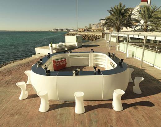 Világító kültéri bár -  Vondom FIESTA