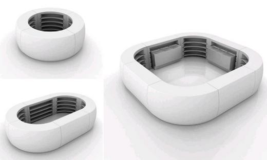 Világító kültéri bár -  Vondom FIESTA