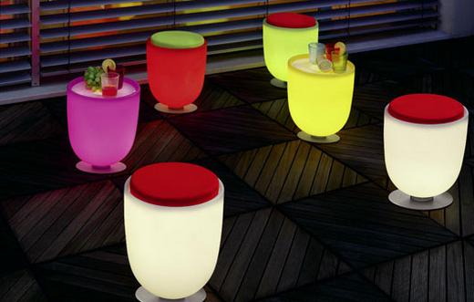 Nagyszabású kerti partikra: világító kerti bútor kollekció - Modoluce ATOLLO