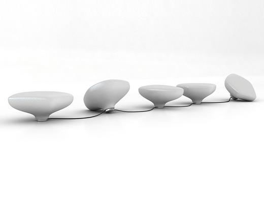 Világító kerti ösvény