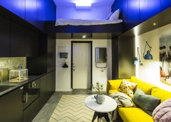 Egy szuper mini lakás terasszal - mindössze 16nm, galériával és fürdőszobával