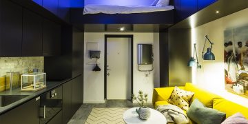 Egy szuper mini lakás terasszal - mindössze 16nm, galériával és fürdőszobával