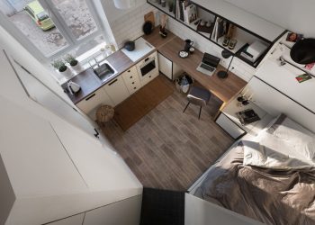 Hogyan lehet bérbeadáshoz használható, önálló kis lakást kialakítani egy mindössze 17m2-es külön területből?