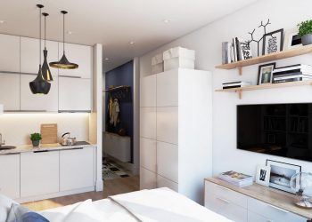 Leválasztott 19m2-ből önálló kis lakás modern stílusban, praktikusan, helytakarékosan