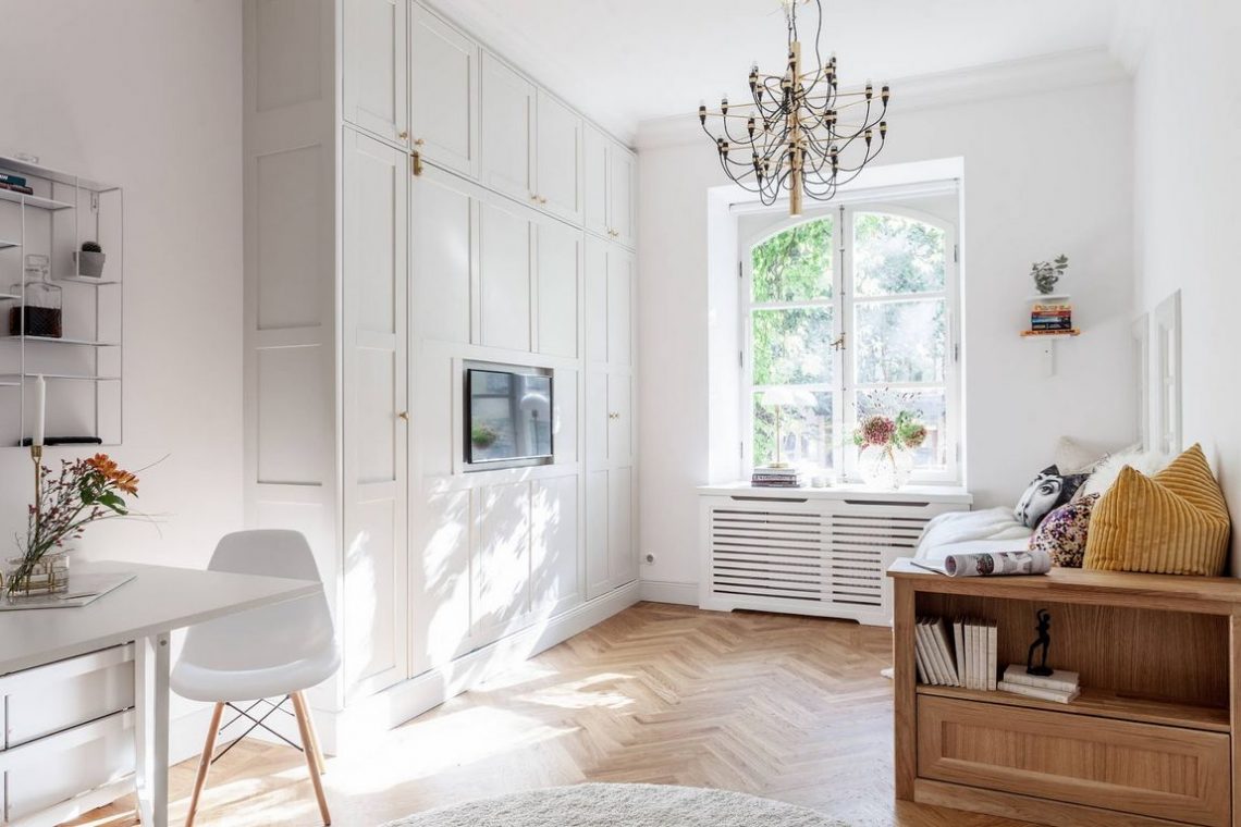 Ötletek egy mini lakásból - 23m2-es egyszobás otthon praktikus egyszerűséggel, ízlésesen berendezve