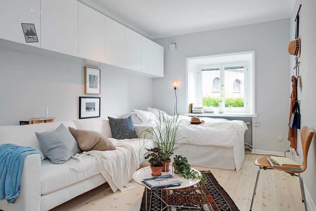 Mini lakás ötletek - 24nm, frissen, fiatalosan, a pici élettérhez képest remekül felszerelve